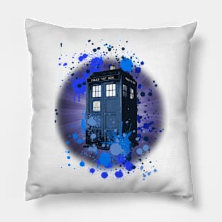 Doctor Who Paint art Pillow