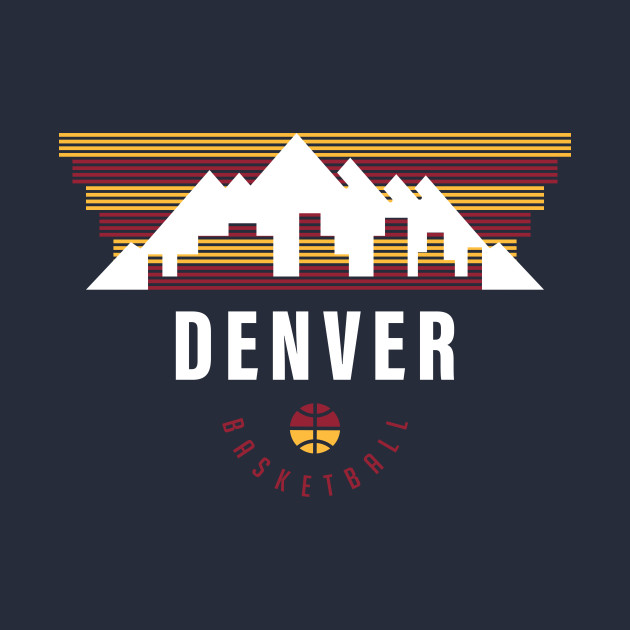 Disover Mile High Gold Nuggets, Denver Basketball Playoffs - Denver Nuggets - T-Shirt