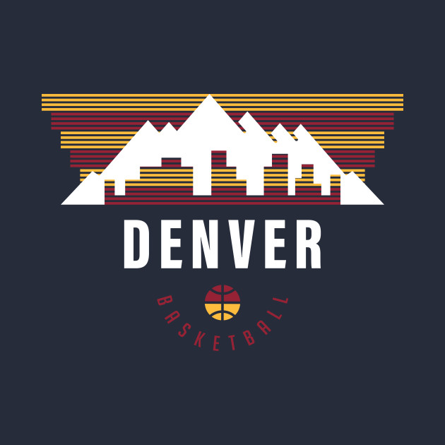 Discover Mile High Gold Nuggets, Denver Basketball Playoffs - Denver Nuggets - T-Shirt