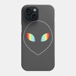 LGBT Pride Flag Alien Phone Case