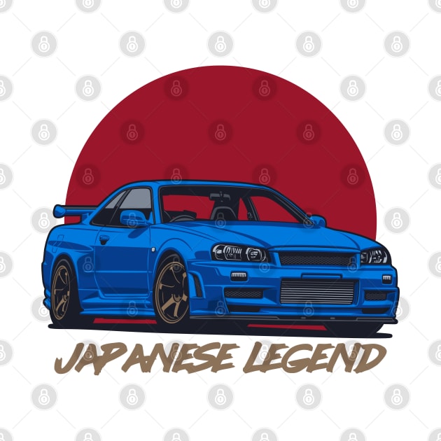 R34 GTR Skyline by Markaryan