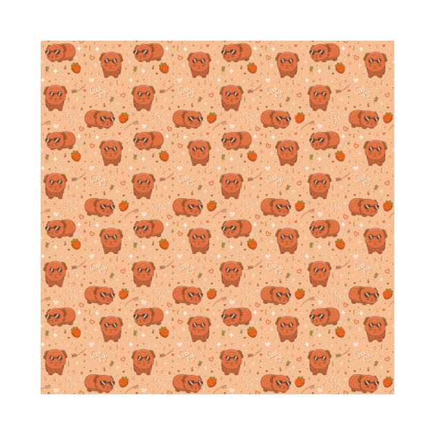 Cool Guinea Pigs Pattern by CharleyFox