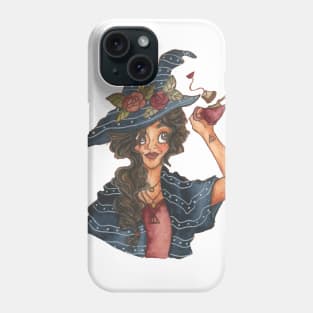 Witch with Tea Phone Case