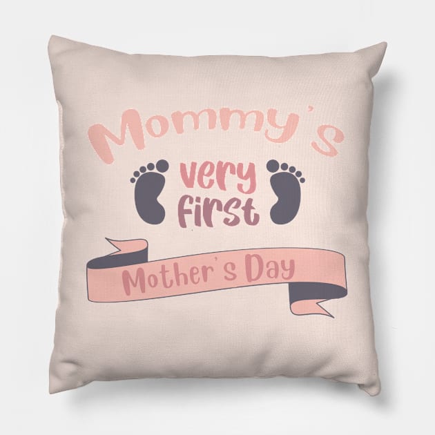 Mommy's very first Mother's Day Pillow by BoogieCreates