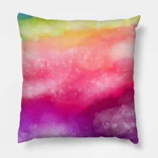 Tie Dye Colorful Design Pillow