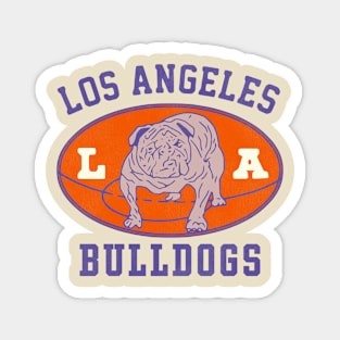 Defunct Los Angeles Bulldogs Football Team Magnet