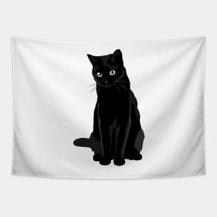 Black Cat Tapestry