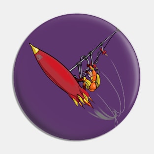 Rocketsurfing Pin