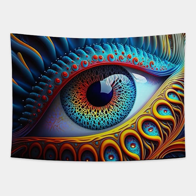 Third Eye Tapestry by taoistviking