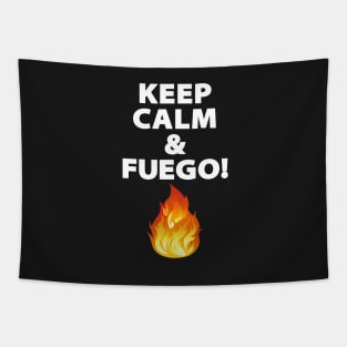 Keep Calm & Fuego! Tapestry