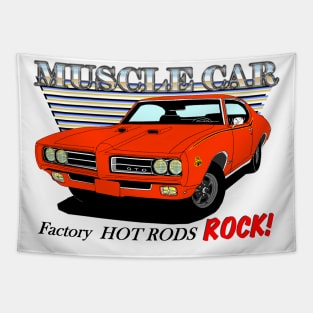 69 GTO Judge - Muscle Car Tapestry