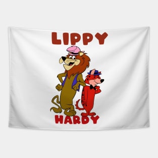 Lippy the lion and Hardy Har Har Tapestry