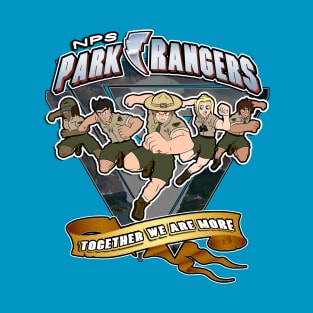 Park Rangers - Power Rangers Parody T-Shirt