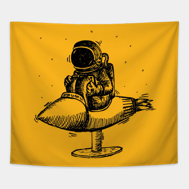 Dream Big Space Astronaut Doodle Drawing