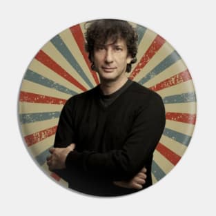 Neil Gaiman Pin