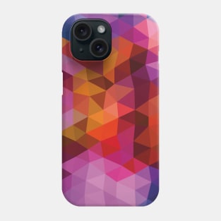 Rainbow Low Poly Abstract Phone Case