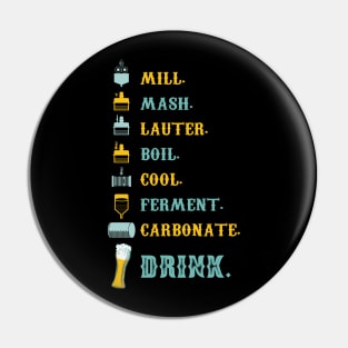 Beer Brewery Lover Pin