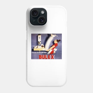 BULEX Cartoon Waitress Belgian Water Heater Vintage Advertisement Phone Case