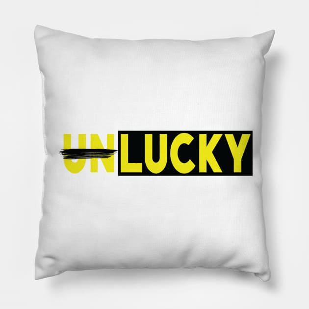 Unlucky Pillow by worshiptee