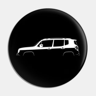 Jeep Renegade Silhouette Pin