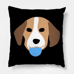 beagle dog with a ball Pillow