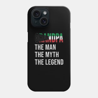 Grand Father Kuwaiti Grandpa The Man The Myth The Legend - Gift for Kuwaiti Dad With Roots From  Kuwait Phone Case