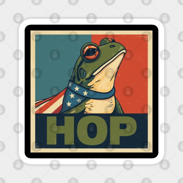 Portland-Frog Magnet by Creatifly Graphic Tees