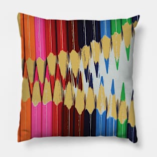 COLORED PENCILS Pop Art Pillow