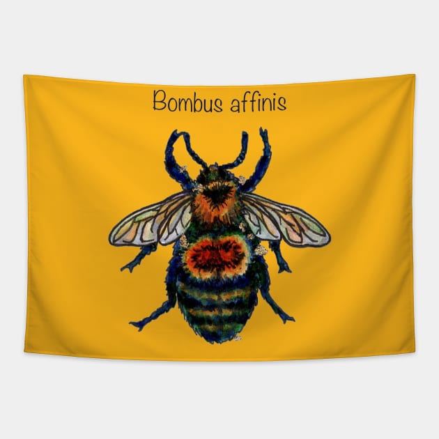 Rusty Patched Bumblebee Tapestry by ThisIsNotAnImageOfLoss