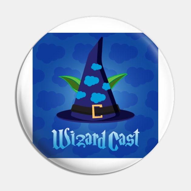 WizardCast podcast logo Pin by WizardCast