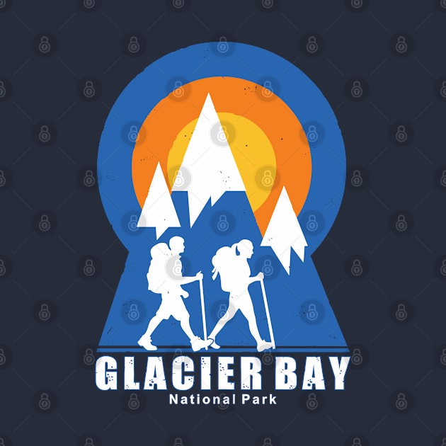 Hiking in Glacier Bay National Park by Niceartshop