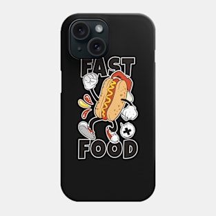 Running Hot Dog Phone Case