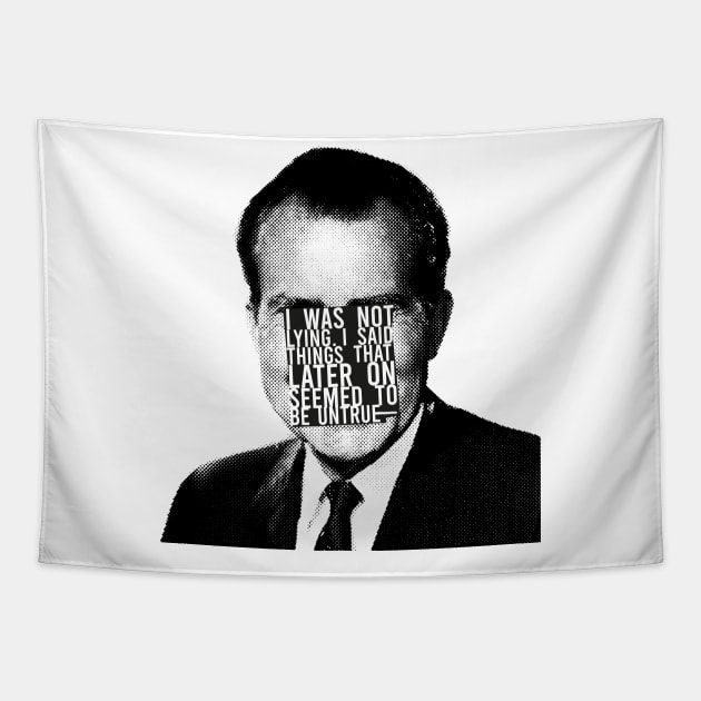 Potus series Richard Nixon Tapestry by firstcutdesign