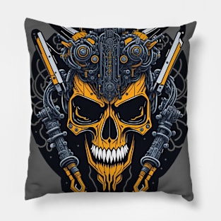 Mecha Skull S02 D02 Pillow