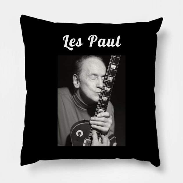 Les Paul / 1915 Pillow by DirtyChais