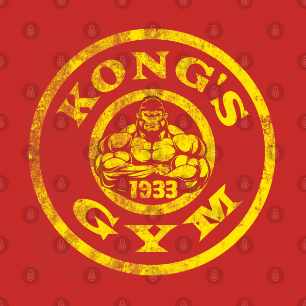 Discover Kong's Gym, distressed - King Kong - T-Shirt