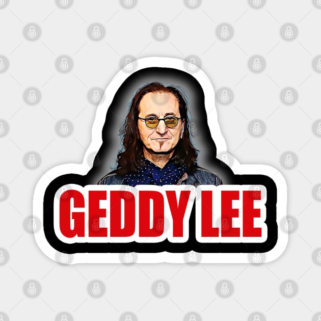 Rush's Geddy Lee Magnet by RetroZest