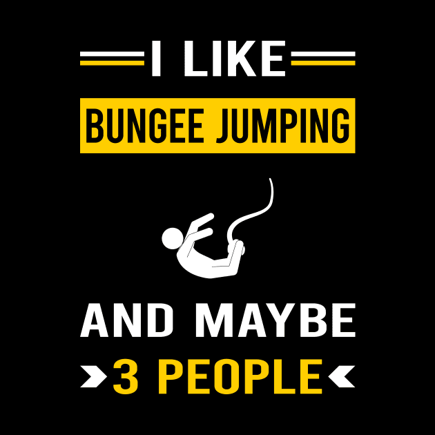 3 People Bungee Jumping Jump Jumper by Bourguignon Aror