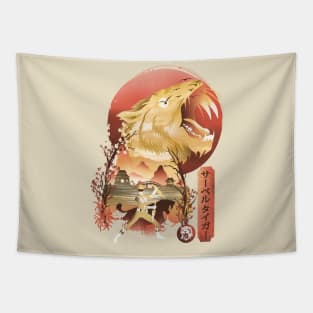 Yellow Ranger Ukiyo e Tapestry