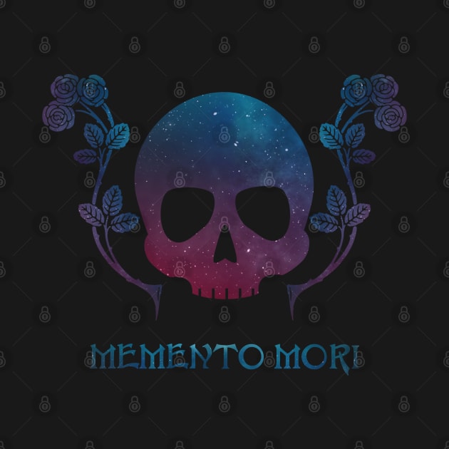 Memento Mori Cosmic Rose Skull by Talesbybob