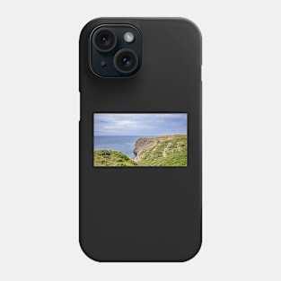 Thurba Head captured from the Welsh Coastal Path Phone Case