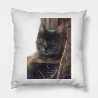 Mystic Mage cat: Videntis Pillow