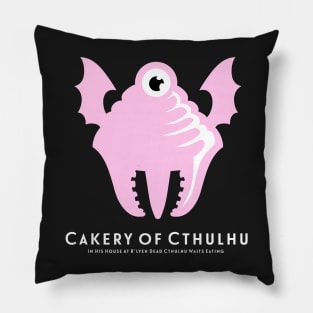 Cakery of Cthulhu - Cupcake Pink Pillow