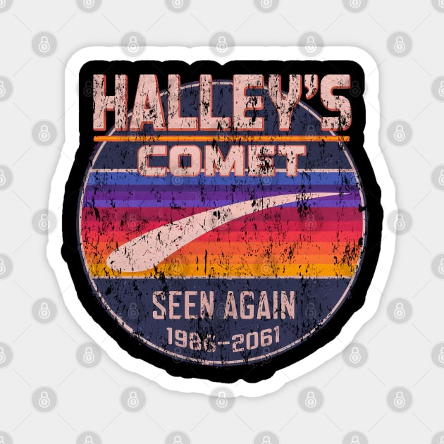 Halley’s Comet: A Celestial Wonder in Motion Magnet by Steve
