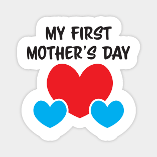 My First Mother's day mother of twin boys Magnet