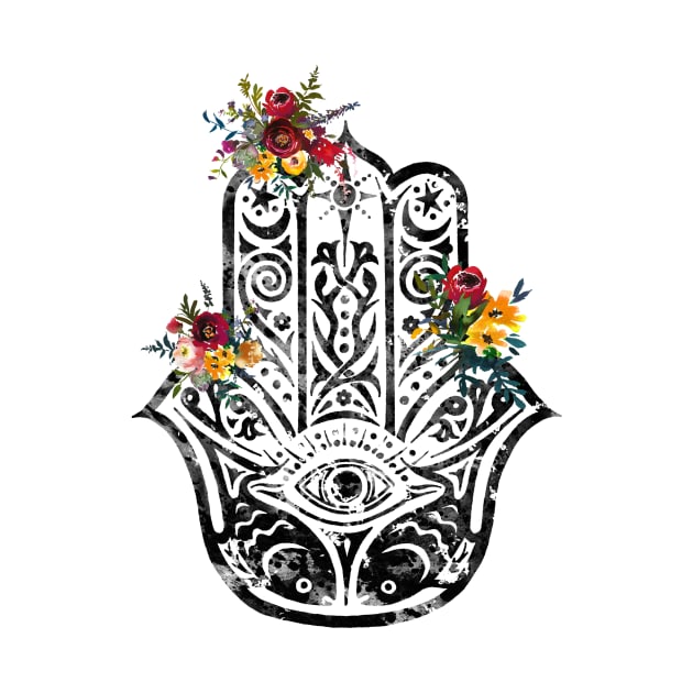 Hamsa Hand by erzebeth