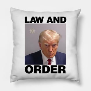 Donald Trump Actual Mugshot Pillow