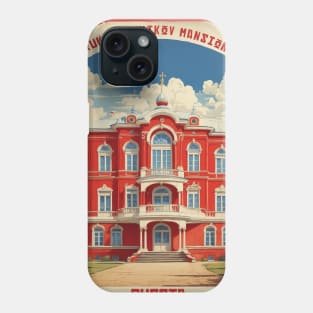 The Rukavishnikov Estate Museum Russia Vintage Tourism Poster Phone Case