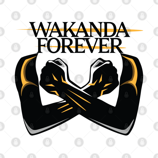 wakanda forever black panther by Digifestas