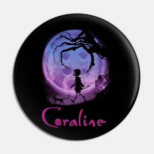 Coraline moon Pin